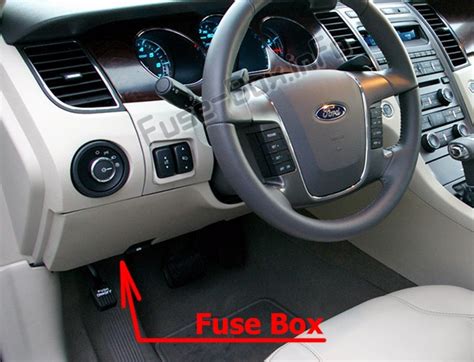 ford taurus fuse box location